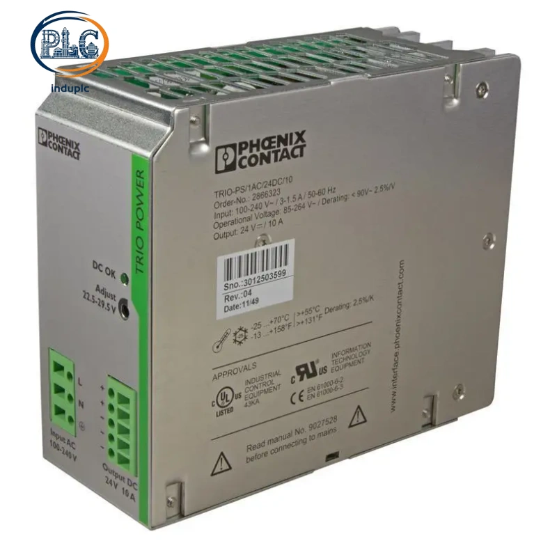 Phoenix Contact 2866323 | TRIO-PS/1AC/24DC/10 240W Industrial Power Supply