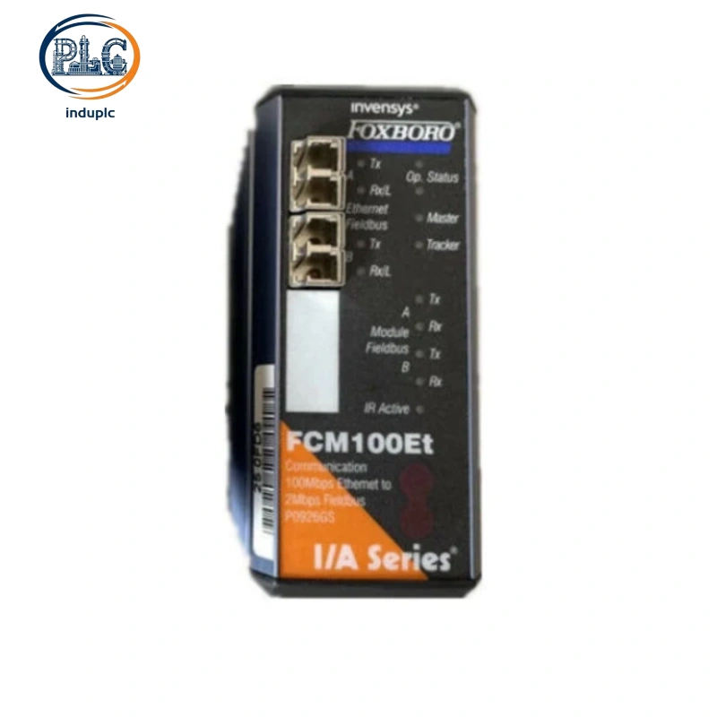 Foxboro FCM100ET Fiber Fieldbus Communication Conversion Module | Compact 200 Network Gateway Unit