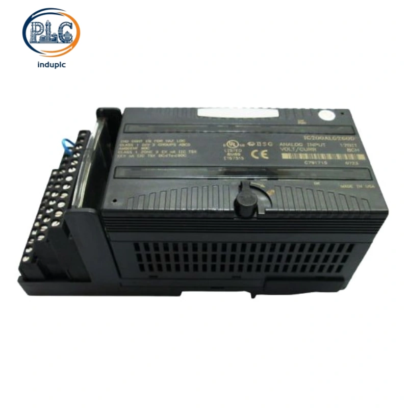 GE Fanuc IC200ALG260 VersaMax 8‑Channel Analog Input Module for PLC Signal Acquisition