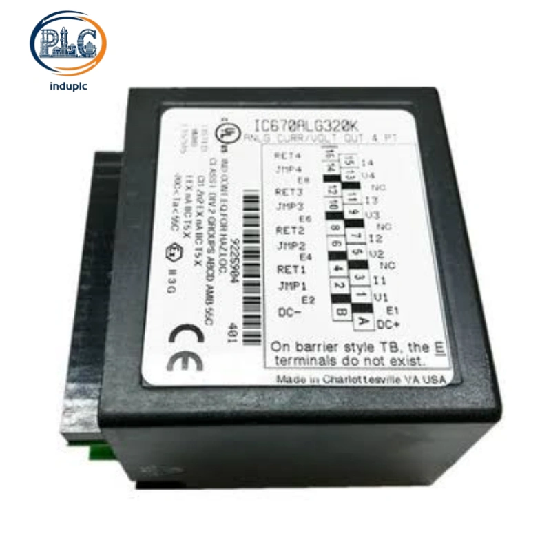 GE Fanuc IC670ALG320 VersaMax Analog Output Module for Industrial Process Control