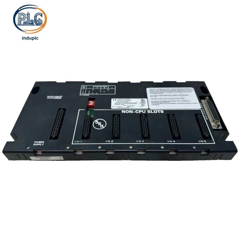 GE Fanuc IC693CHS398 Series 90-30 5-Slot Expansion Baseplate for PLC System Expansion