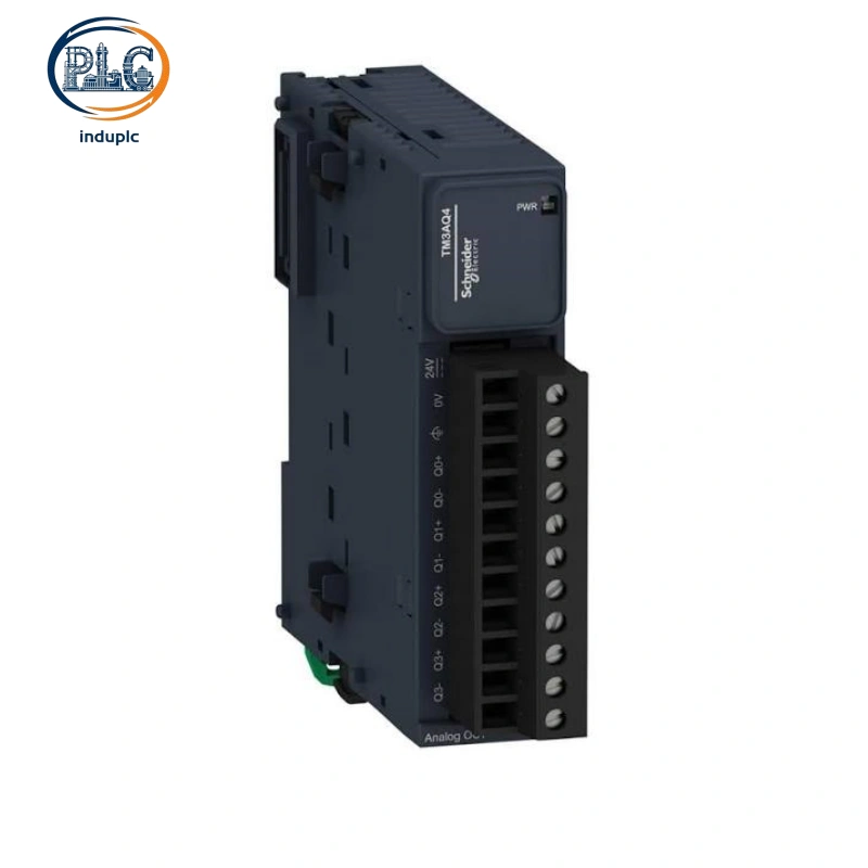 Schneider TM3AQ4 Modicon TM3 Analog Output Module, 4-Channel 12-Bit Voltage &amp; Current Expansion Unit