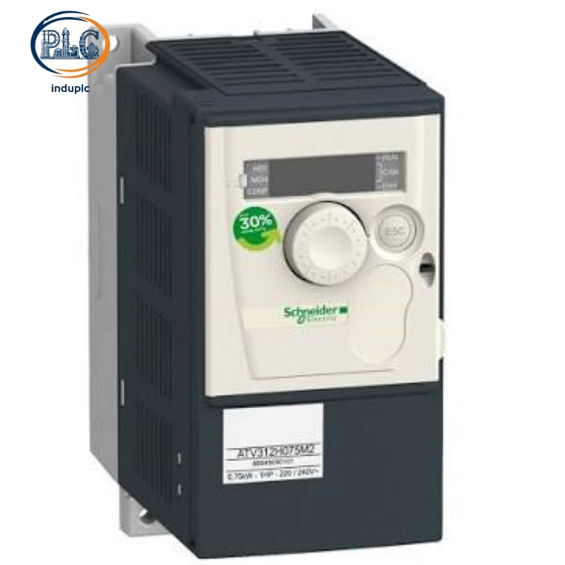 Schneider ATV312H075M2 Altivar 312 Variable Frequency Drive, 0.75‑kW Single‑Phase 200‑240V Motor Inverte