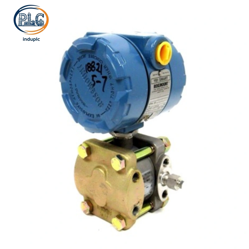 Rosemount 1151GP6S22B1D Gauge Pressure Transmitter, 0-100psi Range 4-20mA Smart Analog Pressure Sensor for Industrial Process Pressure Monitoring