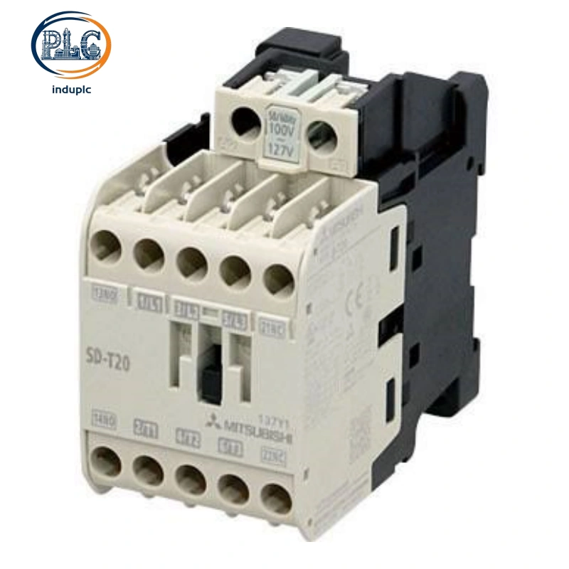 Mitsubishi SD-T20DC 24V DC Contactor, 3Pole 9A 690V 7.5kW DIN Rail Magnetic Switch